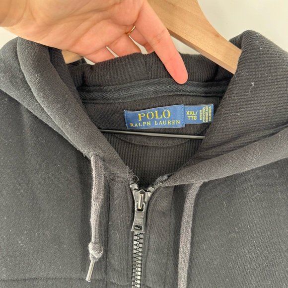 Polo Ralph Lauren Hooded Sweat Quilted Cotton Vest Size XXL - Picture 4 of 11